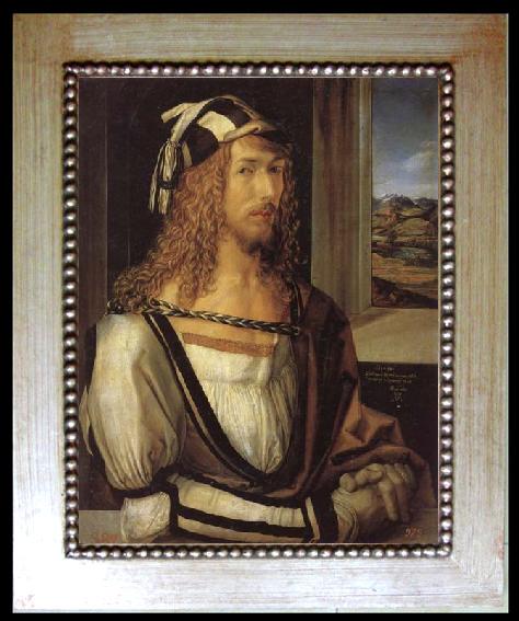 framed  Albrecht Durer Self-Portrait, Ta081